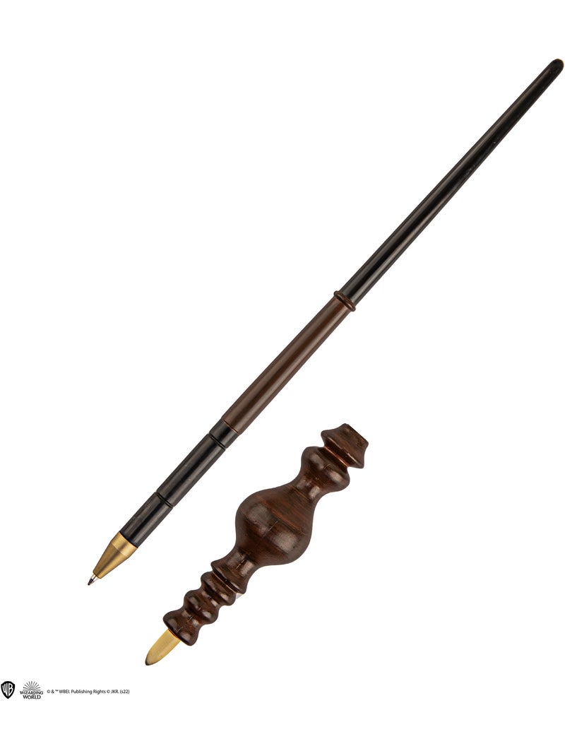 Stylo baguette avec socle & marque-page lenticulaire Minerva McGonagall - Harry Potter Marron - Kiabi
