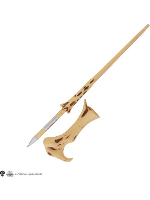 Stylo baguette avec socle & marque-page lenticulaire Voldemort - Harry Potter - Kiabi