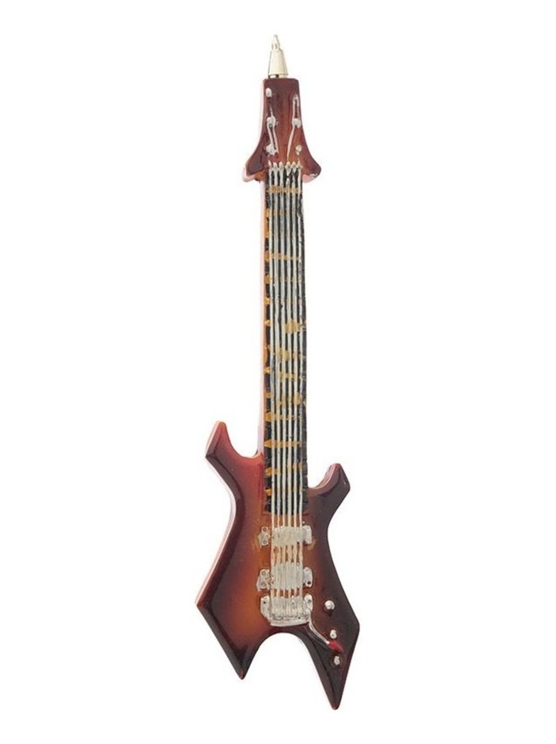 Stylo bille guitare électrique Marron foncé - Kiabi
