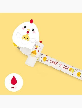 Stylo effaçable hen "i care a lot" - erasable pen