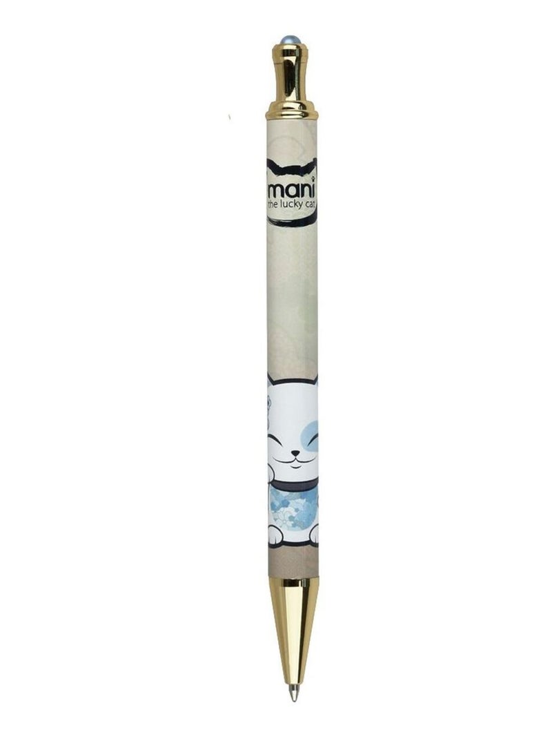 Stylo encre noire Mani The Lucky Cat Beige Beige - Kiabi