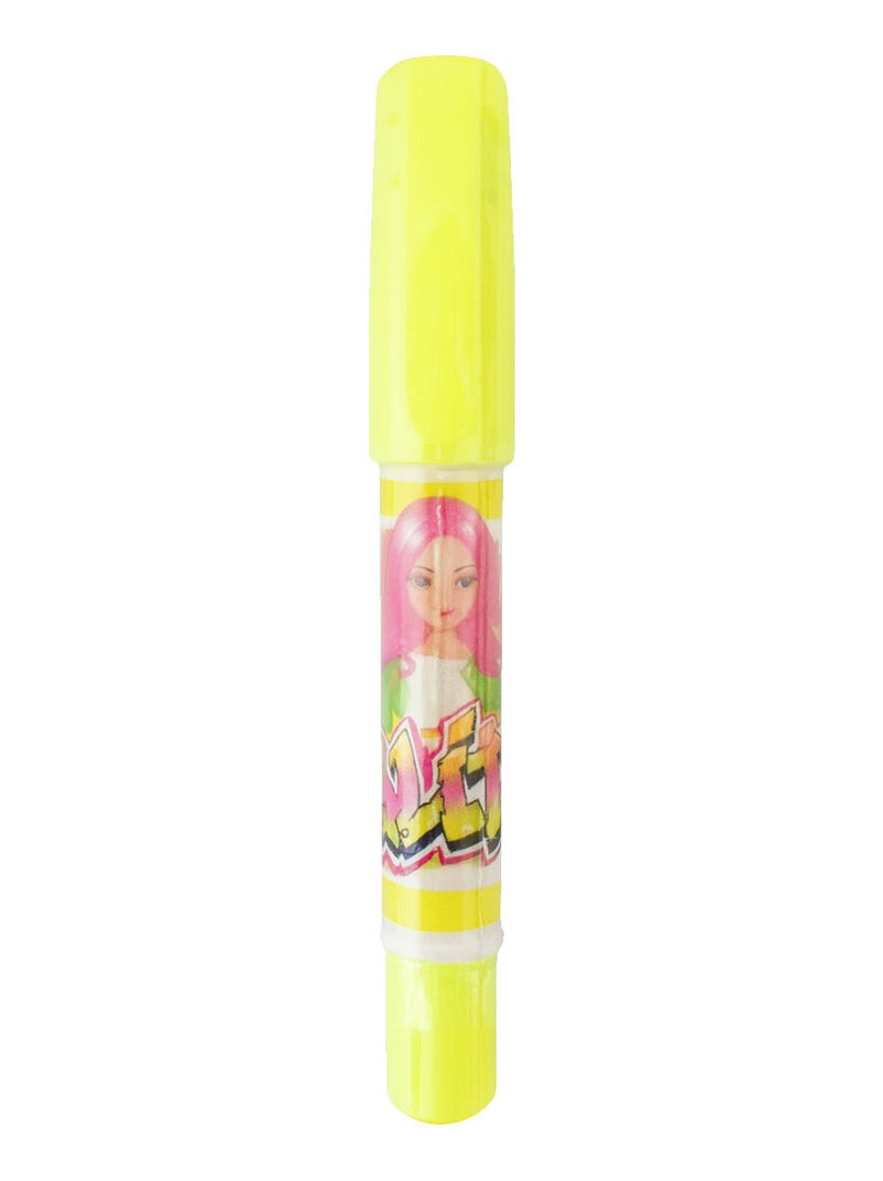 Stylo feutre gel Top Model Jaune Jaune - Kiabi