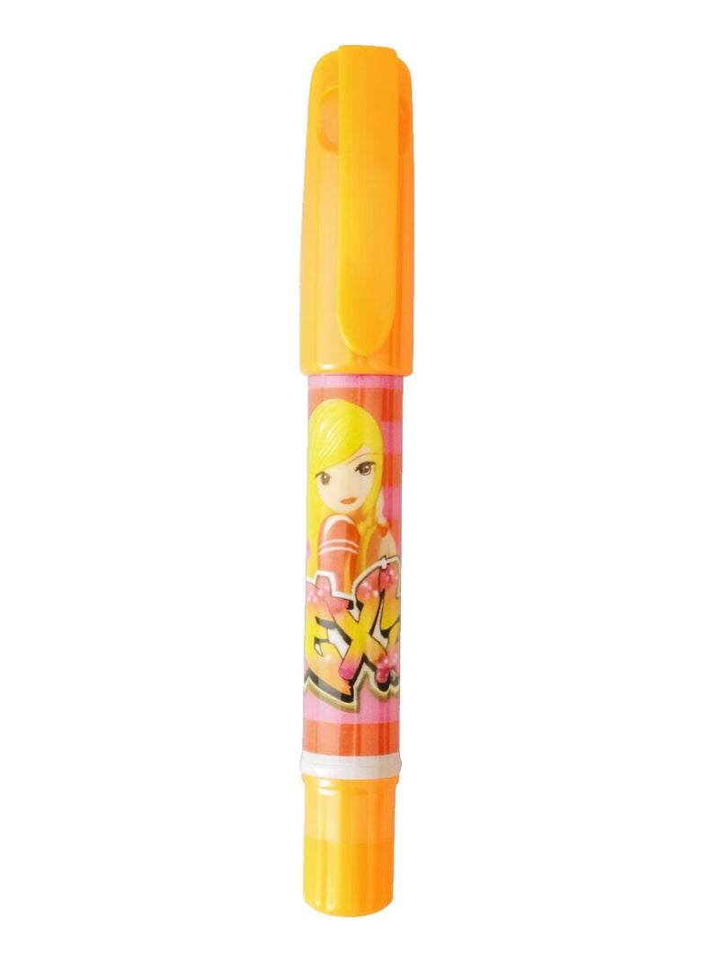 Stylo feutre gel Top Model Orange Orange - Kiabi