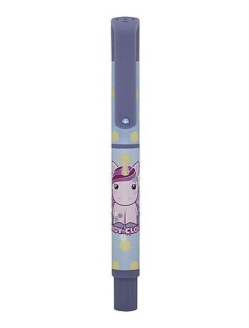 Stylo licorne Candy Cloud Bleu et Parme