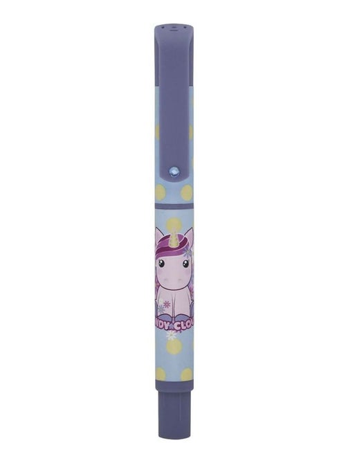 Stylo licorne Candy Cloud Bleu et Parme - Kiabi