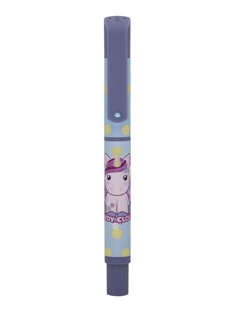 Stylo licorne Candy Cloud Bleu et Parme Parme - Kiabi