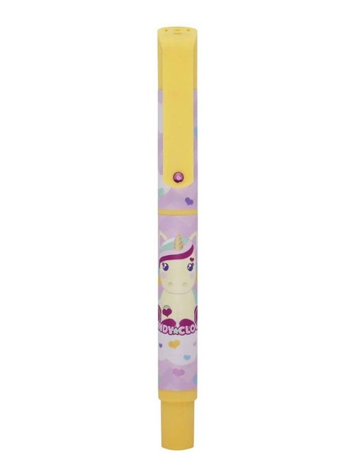 Stylo licorne Candy Cloud Jaune - Kiabi