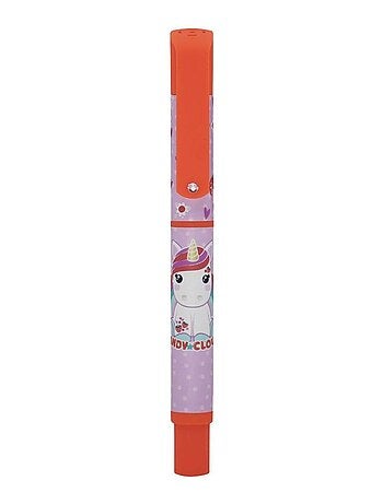 Stylo licorne Candy Cloud Bleu et Parme