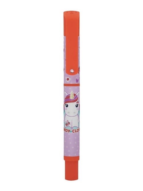 Stylo licorne Candy Cloud Rose- Orange - Kiabi