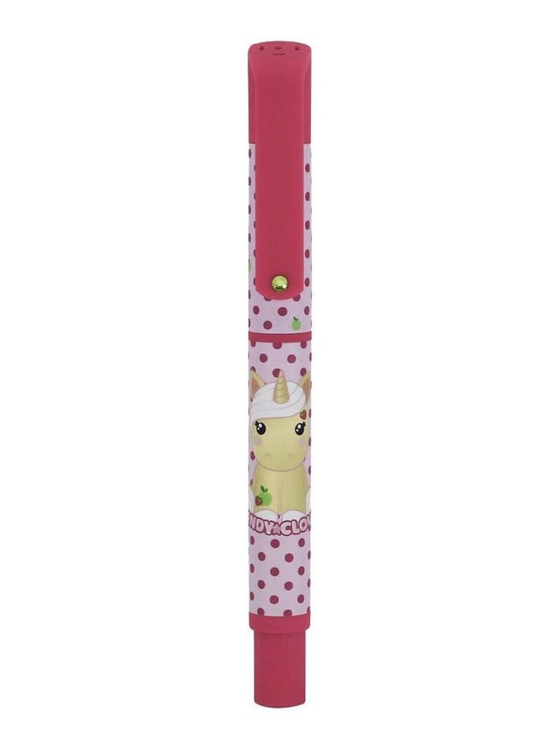 Stylo licorne Candy Cloud Rose Rose framboise - Kiabi