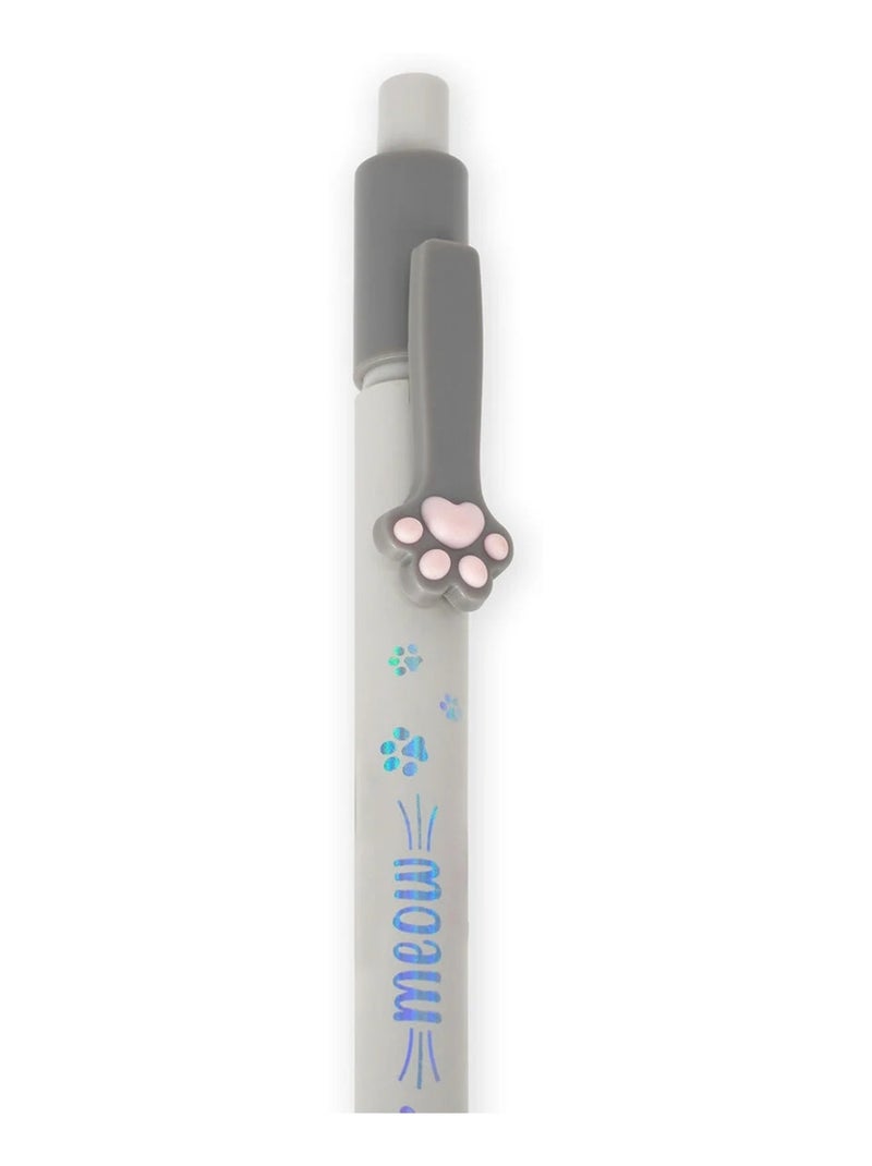 Stylos à bille - Meow Gris - Kiabi