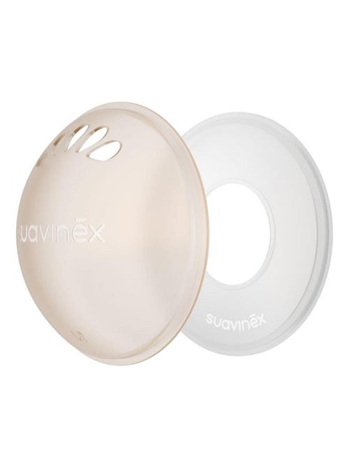Suavinex - Set 2 coupelles recueille-lait + 2 coupelles protectrices - Kiabi