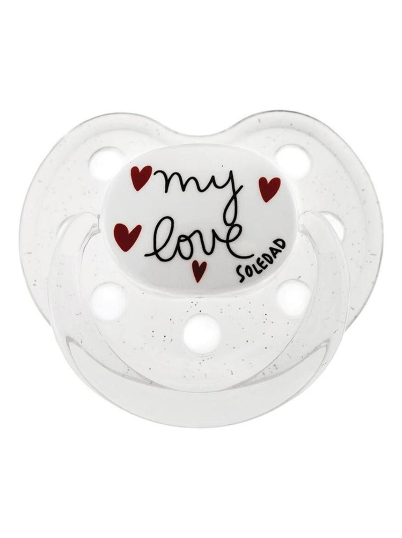 Sucette Bébé Physiologique My Love (6 Mois Et +) Rouge - Kiabi