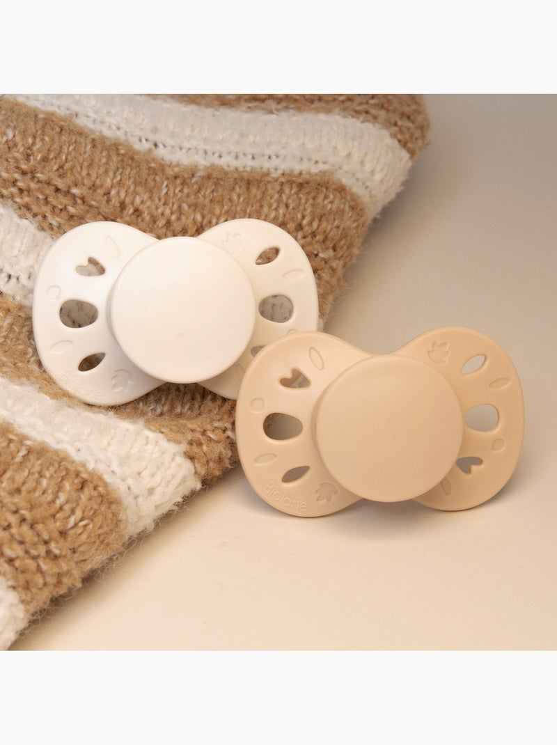 Sucettes anatomiques - 18 mois et plus biolane Marron/Beige/Noir - Kiabi