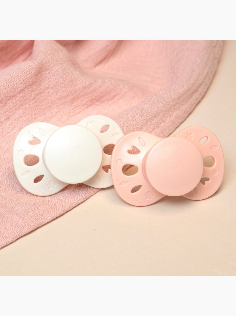 Sucettes anatomiques - 6 à 18 mois biolane Beige/Rose - Kiabi