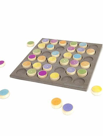 Sudoku en bois coloré