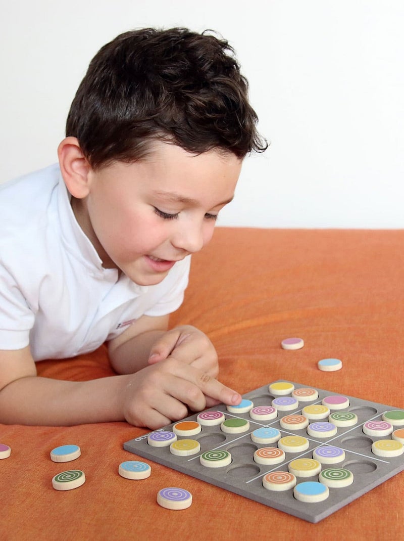 Sudoku en bois coloré Gris - Kiabi