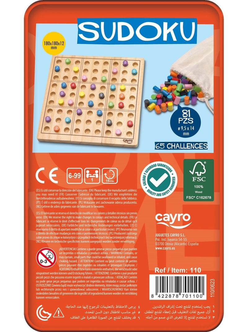 Sudoku en boite métal N/A - Kiabi
