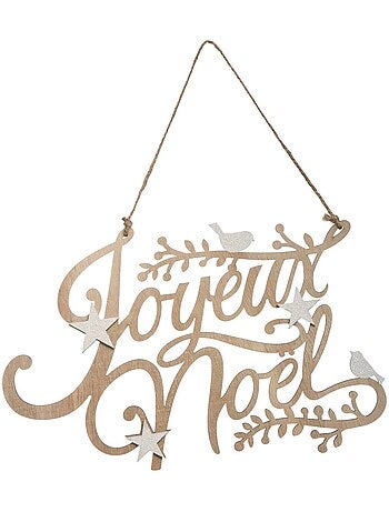 Sujet de noël en bois