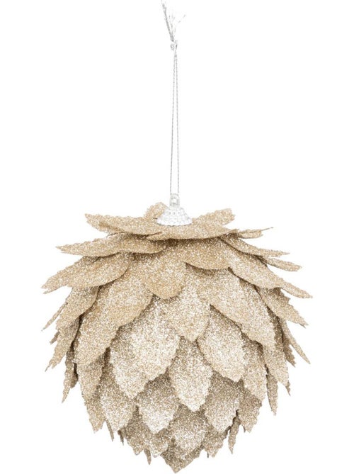 Sujet feuille 10 cm polystyrène or - Kiabi