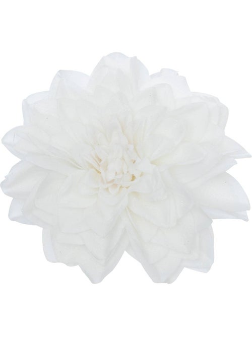 Sujet fleur neige 20 cm ps blanc - Kiabi