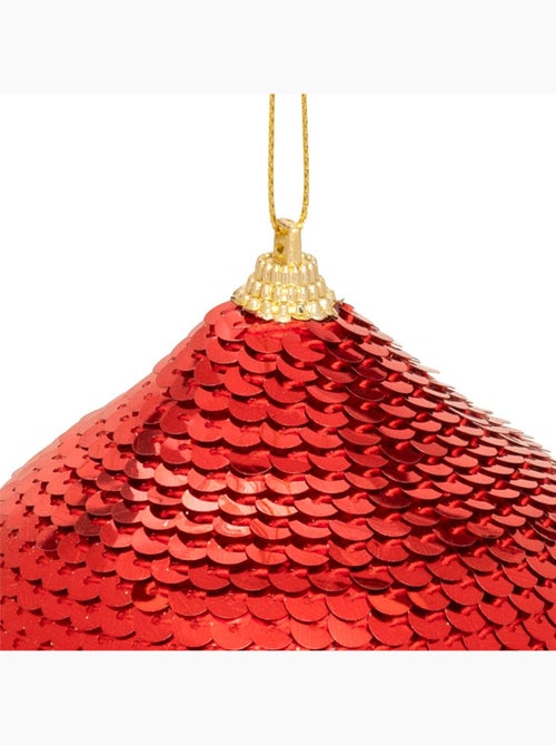 Sujet forme oignon sequins d.8 cm - Kiabi