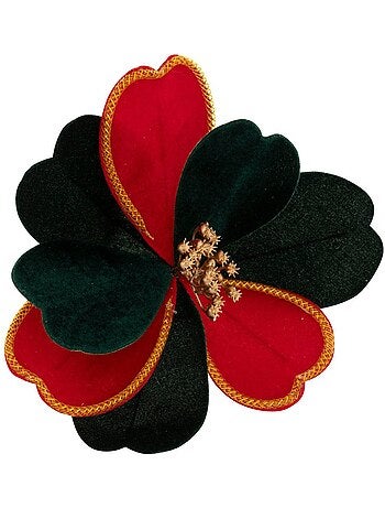 Sujet magnolia h22 cm rouge et vert