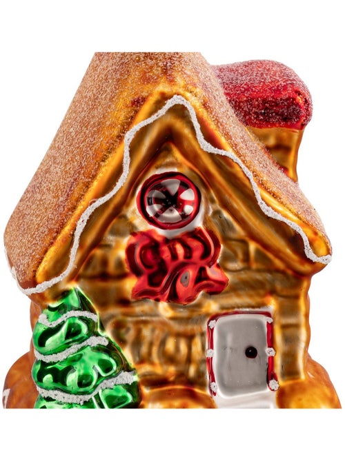 Sujet maison pain d'épice verre d.8 cm - Kiabi