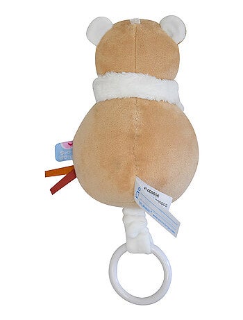SUJET MUSICAL OURS VELOURS DOUX