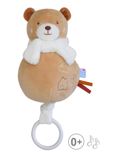 SUJET MUSICAL OURS VELOURS DOUX - Kiabi