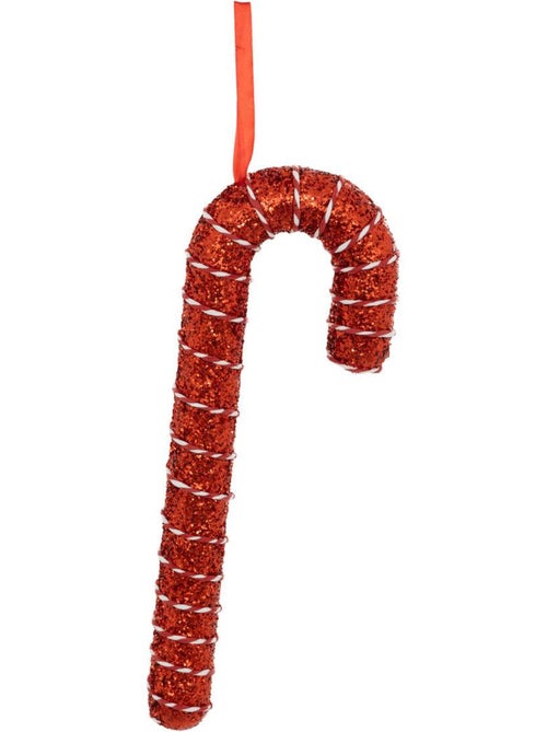 Sujet sucre d'orge polystyrène h34 cm rouge - Kiabi
