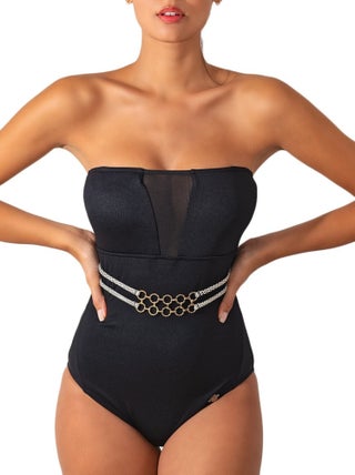 Sun Playa - Maillot de bain 1 pièce coupe bustier Swag