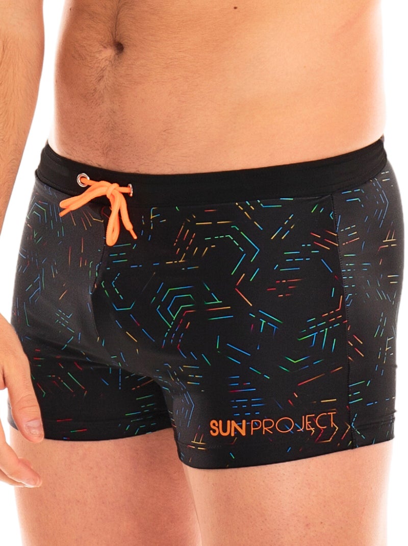Sun Project - Boxer de bain piscine Ezio Noir - Kiabi
