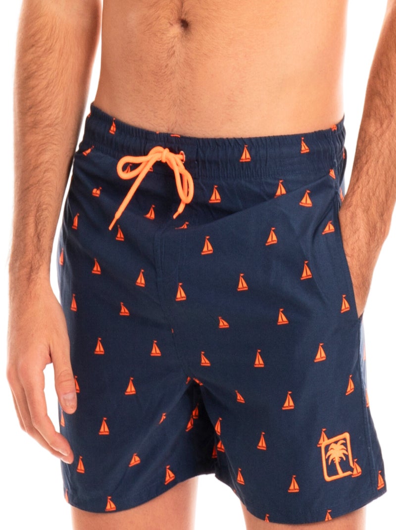 Short De Bain à Motifs Homme Bleu Ciel - Xogar | Sun Valley