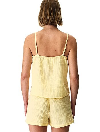 Sunny day ensemble de pyjama en mousseline de coton avec short penti