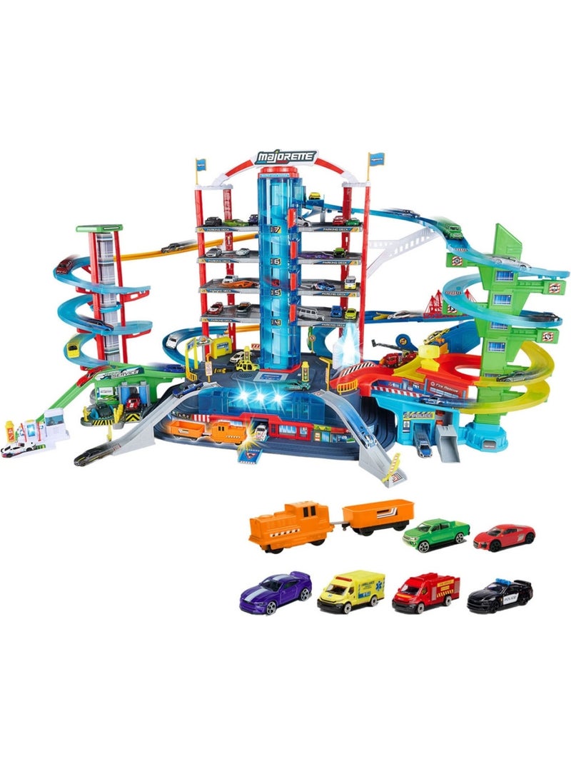 Super city garage - avec 6 véhicules Multicolore - Kiabi