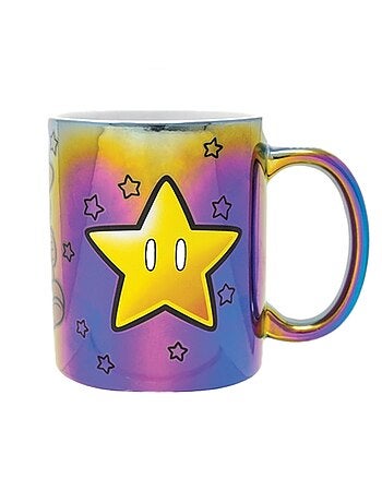 Super Mario - Mug motif/style étoile métallisée (Mario)