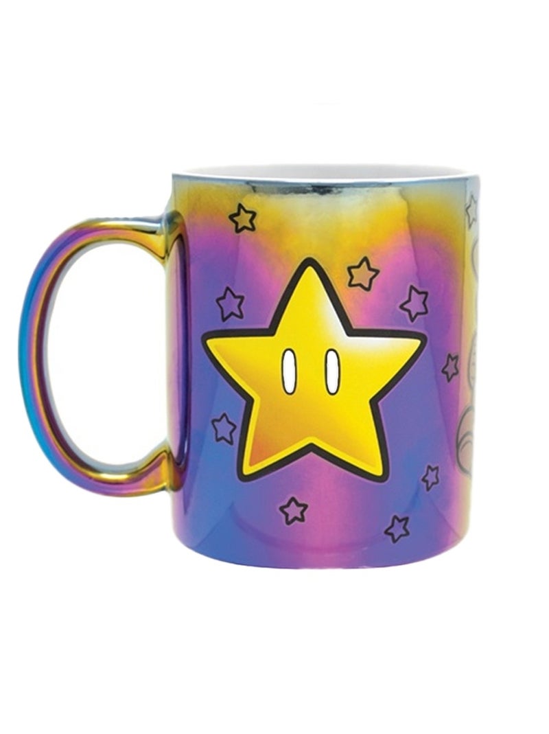 Super Mario - Mug motif/style étoile métallisée (Mario) Multicolore - Kiabi