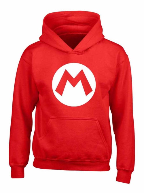 Super Mario - Sweat à capuche MARIO BADGE - Kiabi