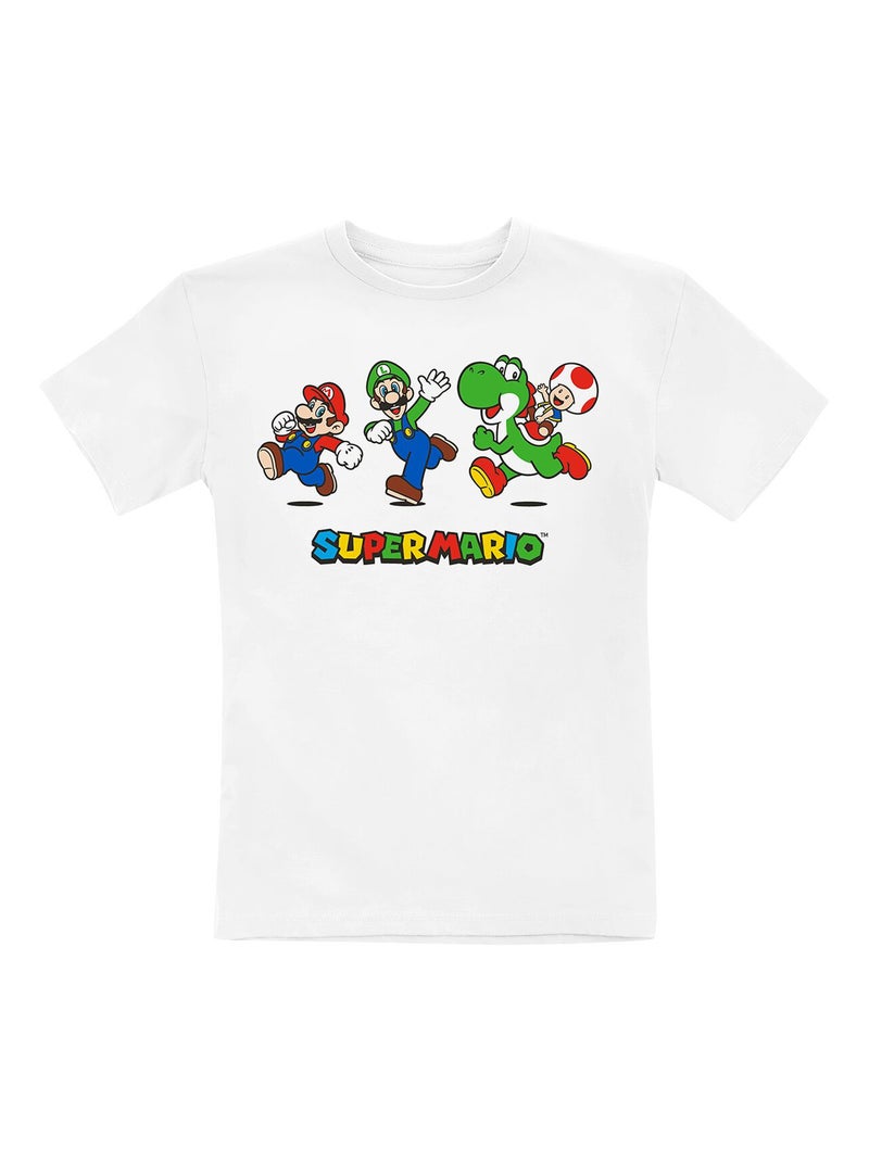 Super Mario - T-shirt Blanc - Kiabi