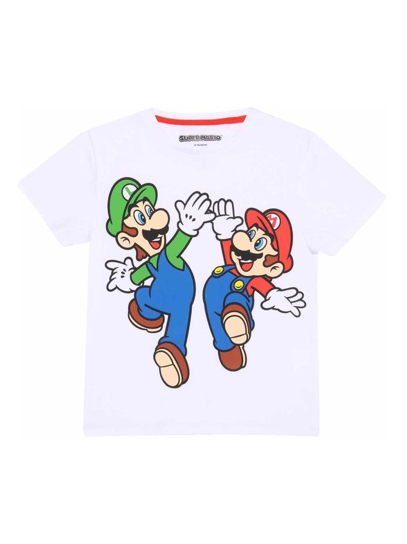 Super Mario - T-shirt Blanc - Kiabi