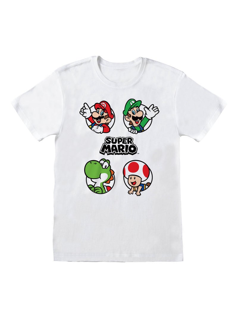 Super Mario - T-shirt Blanc - Kiabi