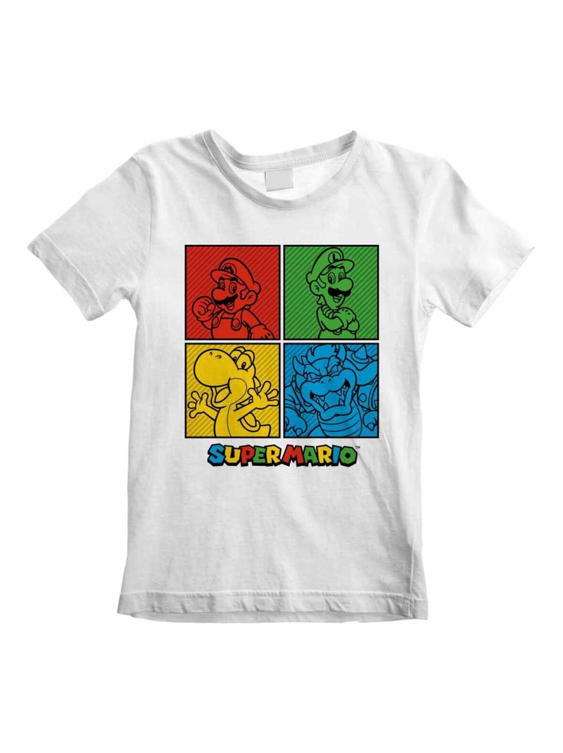 Super Mario - T-shirt Blanc - Kiabi