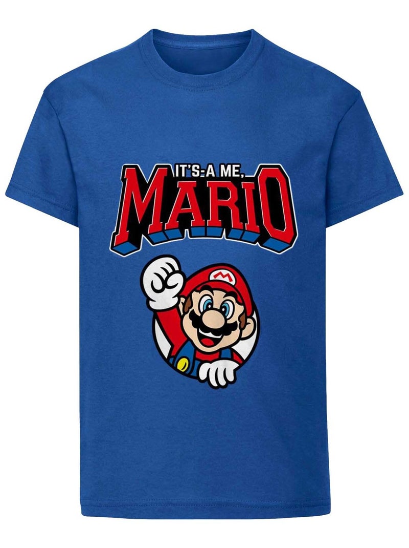 Super Mario - T-shirt Bleu - Kiabi