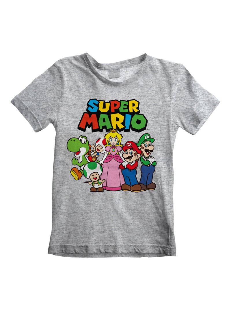 Super Mario - T-shirt Gris - Kiabi