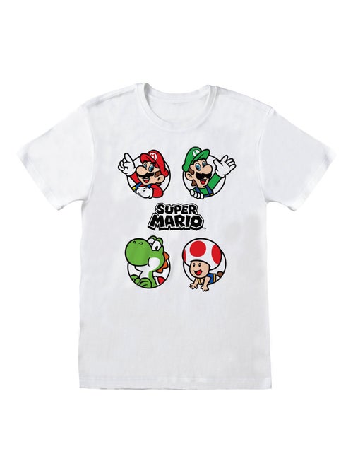 Super Mario - T-shirt motif/style Cercle - Kiabi