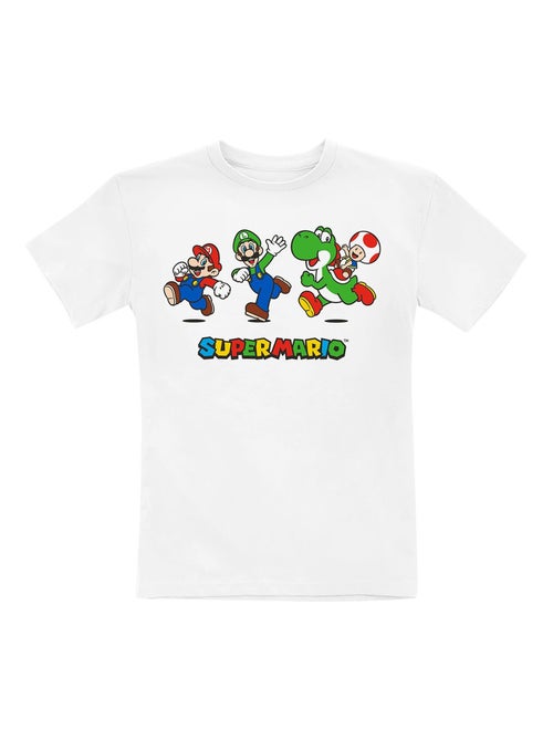 Super Mario - T-shirt motif/style Course à pied - Kiabi