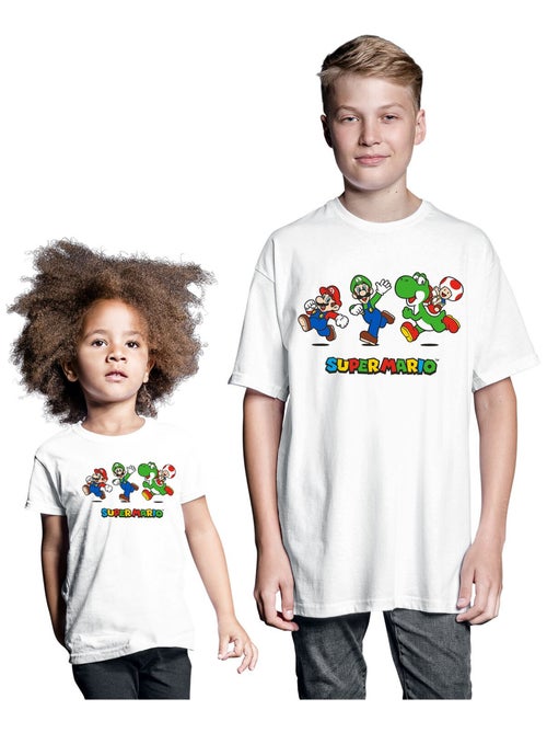 Super Mario - T-shirt motif/style Course à pied - Kiabi