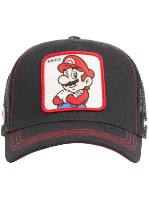 Super Mario Bros - Casquette trucker motif/style Capslab (Mario) - Kiabi