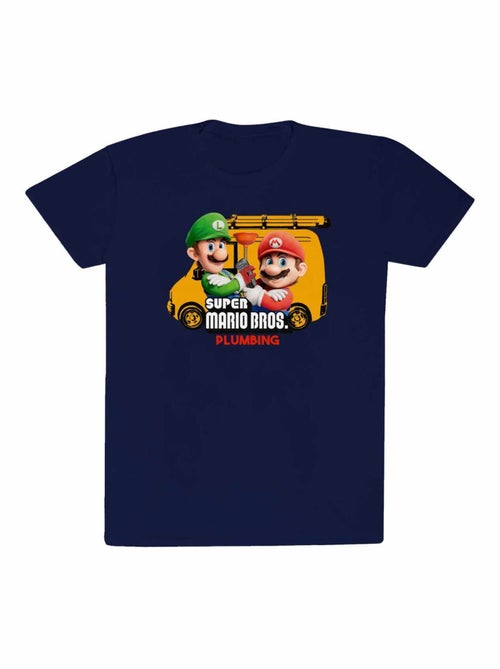 Super Mario Bros - T-shirt PLUMBING - Kiabi